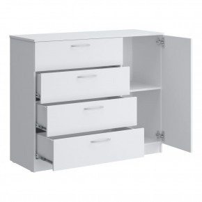 Комод 1200 Париж (Белый тиснение) в Ханты-Мансийске - hanty-mansiysk.ok-mebel.com | фото 3