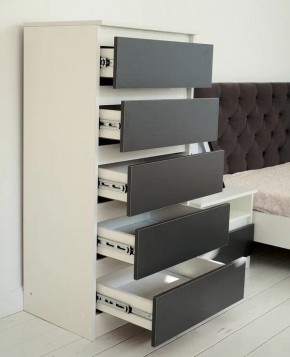 Комод 600 Парус (Белый/Графит) в Ханты-Мансийске - hanty-mansiysk.ok-mebel.com | фото 3
