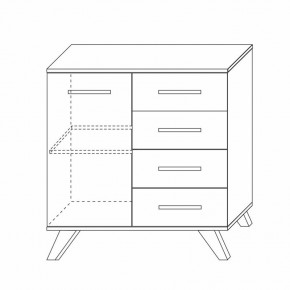 Комод 900 Вега Скандинавия в Ханты-Мансийске - hanty-mansiysk.ok-mebel.com | фото 7