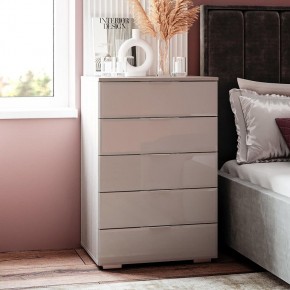 Комод Алекса (ясень белый/белый) в Ханты-Мансийске - hanty-mansiysk.ok-mebel.com | фото 3