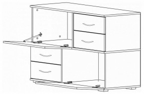 Комод Дамар в Ханты-Мансийске - hanty-mansiysk.ok-mebel.com | фото 2