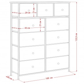 Комод Leset Линкс 11 ящиков (МДФ) в Ханты-Мансийске - hanty-mansiysk.ok-mebel.com | фото 12