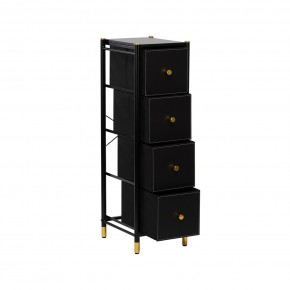 Комод Leset Нирита/Хайди узкий 4 ящика в Ханты-Мансийске - hanty-mansiysk.ok-mebel.com | фото 3
