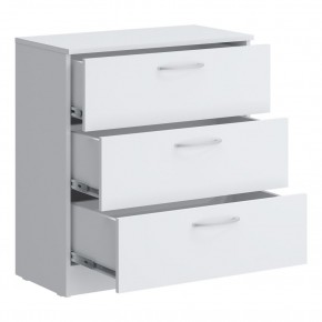 Комод мини Париж (Белый тиснение) в Ханты-Мансийске - hanty-mansiysk.ok-mebel.com | фото 2