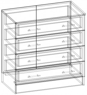 СОФИЯ Комод К800 (венге/дуб белфорт) в Ханты-Мансийске - hanty-mansiysk.ok-mebel.com | фото 3