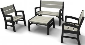 Комплект мебели Montero Set (графит-коричневато-серый) в Ханты-Мансийске - hanty-mansiysk.ok-mebel.com | фото 1