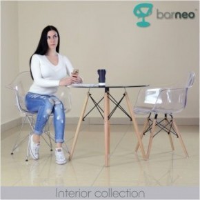 Кресло Barneo N-14-14 SteelMold прозрачный в Ханты-Мансийске - hanty-mansiysk.ok-mebel.com | фото 2