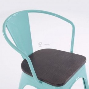 Кресло Barneo N-245 Tolix style Wood  (RAL6027 бирюзовый) в Ханты-Мансийске - hanty-mansiysk.ok-mebel.com | фото 2