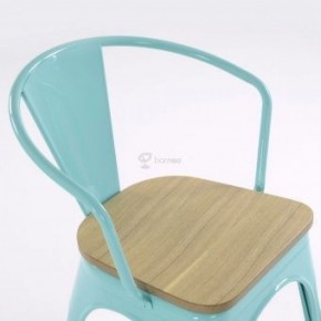 Кресло Barneo N-245 Tolix style Wood  (RAL6027 бирюзовый) в Ханты-Мансийске - hanty-mansiysk.ok-mebel.com | фото 3