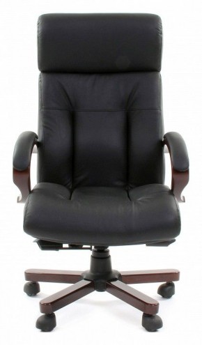 Кресло для руководителя Chairman 421 черный/орех темный, черный в Ханты-Мансийске - hanty-mansiysk.ok-mebel.com | фото 2