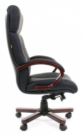 Кресло для руководителя Chairman 421 черный/орех темный, черный в Ханты-Мансийске - hanty-mansiysk.ok-mebel.com | фото 3