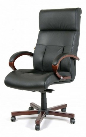 Кресло для руководителя Chairman 421 черный/орех темный, черный в Ханты-Мансийске - hanty-mansiysk.ok-mebel.com | фото 7