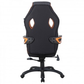 Кресло компьютерное BRABIX Techno Pro GM-003 (ткань черное/серое, вставки оранжевые) 531813 в Ханты-Мансийске - hanty-mansiysk.ok-mebel.com | фото 5
