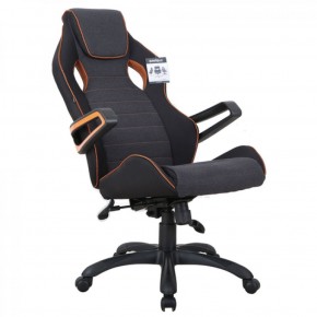 Кресло компьютерное BRABIX Techno Pro GM-003 (ткань черное/серое, вставки оранжевые) 531813 в Ханты-Мансийске - hanty-mansiysk.ok-mebel.com | фото 8