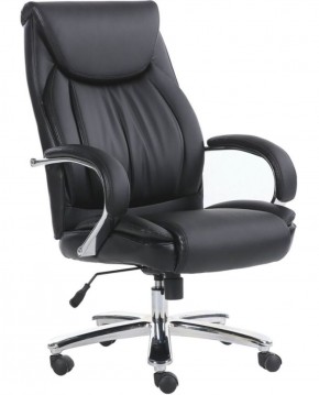 Кресло офисное BRABIX PREMIUM "Advance EX-575" (хром, экокожа, черное) 531825 в Ханты-Мансийске - hanty-mansiysk.ok-mebel.com | фото 1