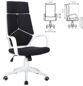 Кресло офисное BRABIX PREMIUM "Prime EX-515" (пластик белый, ткань, черное) 531812 в Ханты-Мансийске - hanty-mansiysk.ok-mebel.com | фото 2