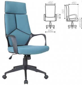 Кресло офисное BRABIX PREMIUM "Prime EX-515" (ткань, голубое) 531568 в Ханты-Мансийске - hanty-mansiysk.ok-mebel.com | фото 3