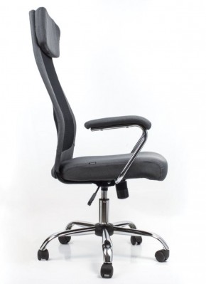 Кресло офисное BRABIX "Flight EX-540" (хром, ткань, сетка, серое) 531848 в Ханты-Мансийске - hanty-mansiysk.ok-mebel.com | фото 3