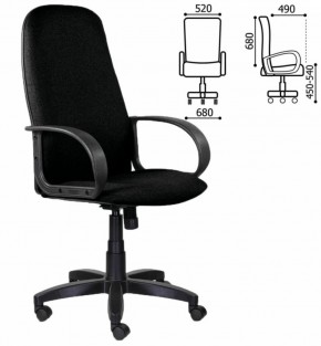 Кресло офисное BRABIX "Praktik EX-279" (ткань/кожзам, черное) 532017 в Ханты-Мансийске - hanty-mansiysk.ok-mebel.com | фото 4