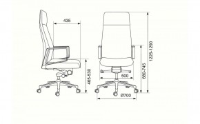 Кресло руководителя Бюрократ _JONS/BLACK черный в Ханты-Мансийске - hanty-mansiysk.ok-mebel.com | фото 4