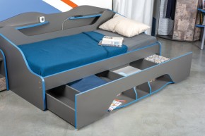Кровать 11.03 Индиго + орт. основание (900*2000) в Ханты-Мансийске - hanty-mansiysk.ok-mebel.com | фото 2