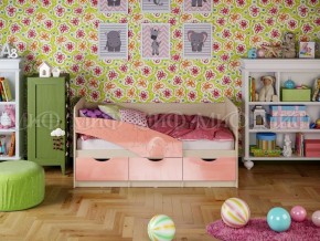 Кровать Бабочки (Розовый металлик) 1600 в Ханты-Мансийске - hanty-mansiysk.ok-mebel.com | фото