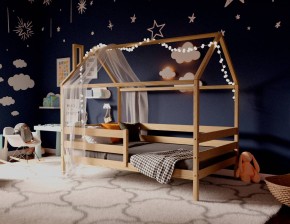 Кровать-домик 80*190 без покраски в Ханты-Мансийске - hanty-mansiysk.ok-mebel.com | фото 3