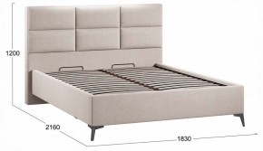 Кровать двуспальная Делана с ПМ Тип 1 в Ханты-Мансийске - hanty-mansiysk.ok-mebel.com | фото 4