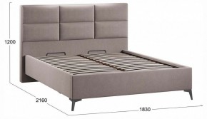 Кровать двуспальная Делана с ПМ Тип 1 в Ханты-Мансийске - hanty-mansiysk.ok-mebel.com | фото 4