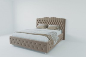 Кровать Нягань с ПМ 800 (велюр серый) в Ханты-Мансийске - hanty-mansiysk.ok-mebel.com | фото 2