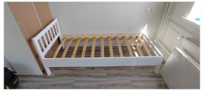 Кровать полутораспальная Белая эмаль в Ханты-Мансийске - hanty-mansiysk.ok-mebel.com | фото 2