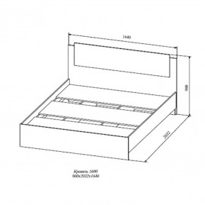 СОФИ СКР1600.1 Кровать 1600 в Ханты-Мансийске - hanty-mansiysk.ok-mebel.com | фото 2