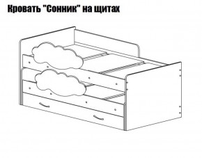 Кровать выкатная Соник (800*1900) в Ханты-Мансийске - hanty-mansiysk.ok-mebel.com | фото 2