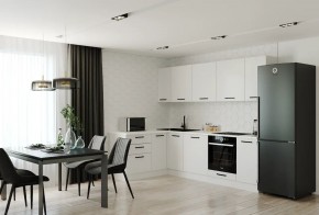 Кухонный гарнитур Белый Глянец 2600*1600 (Стол. 26мм) в Ханты-Мансийске - hanty-mansiysk.ok-mebel.com | фото