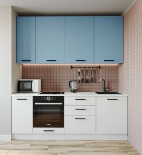 Кухонный гарнитур Капри 2200 h950 (Стол. 38мм) в Ханты-Мансийске - hanty-mansiysk.ok-mebel.com | фото