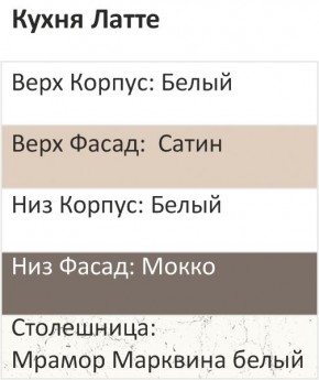 Кухонный гарнитур Латте 2000 (Стол. 38мм) в Ханты-Мансийске - hanty-mansiysk.ok-mebel.com | фото 3