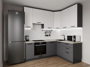 Кухонный гарнитур Меренга 2200*1600 h950 (Стол. 38мм) в Ханты-Мансийске - hanty-mansiysk.ok-mebel.com | фото