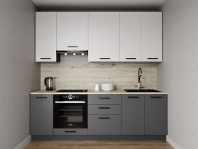 Кухонный гарнитур Меренга 2400 h950 (Стол. 38мм) в Ханты-Мансийске - hanty-mansiysk.ok-mebel.com | фото
