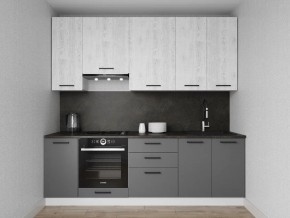 Кухонный гарнитур Санторини 2400 h950 (Стол. 38мм) в Ханты-Мансийске - hanty-mansiysk.ok-mebel.com | фото