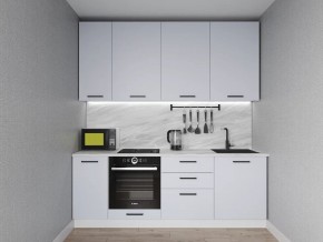 Кухонный гарнитур Смоки 2200 h950 (Стол. 38 мм) в Ханты-Мансийске - hanty-mansiysk.ok-mebel.com | фото