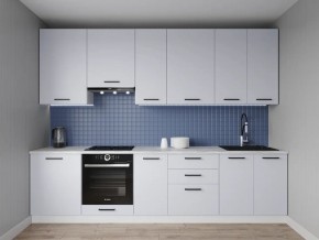 Кухонный гарнитур Смоки 2400 h950 (Стол. 38 мм) в Ханты-Мансийске - hanty-mansiysk.ok-mebel.com | фото