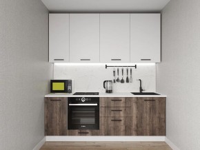 Кухонный гарнитур Старое Дерево 2200 h950 (Стол. 26мм) в Ханты-Мансийске - hanty-mansiysk.ok-mebel.com | фото