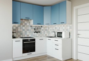 Кухонный гарнитур угловой Капри 2200х1600 h950 (Стол. 38мм) в Ханты-Мансийске - hanty-mansiysk.ok-mebel.com | фото