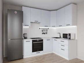 Кухонный гарнитур угловой Смоки 2200*1600 h950 (Стол. 38мм) в Ханты-Мансийске - hanty-mansiysk.ok-mebel.com | фото
