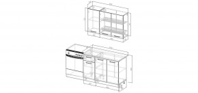 Кухонный гарнитур Умбра 1200 (Стол. 26мм) в Ханты-Мансийске - hanty-mansiysk.ok-mebel.com | фото 2