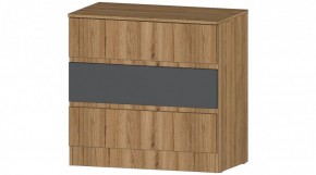 ЛЕНОРА Комод 3 ящика (графит) в Ханты-Мансийске - hanty-mansiysk.ok-mebel.com | фото