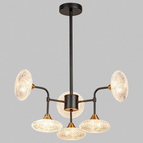 Люстра на штанге Imex MD.1232 MD.1232-6-P-BK+AGD в Ханты-Мансийске - hanty-mansiysk.ok-mebel.com | фото
