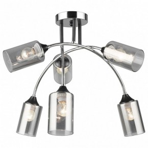 Люстра на штанге Imex MD.2195 MD.2195-6-S-BK+CH в Ханты-Мансийске - hanty-mansiysk.ok-mebel.com | фото