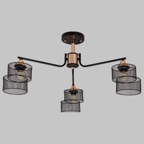 Люстра на штанге Imex MD.4252 MD.4252-3-S-BK+FGD в Ханты-Мансийске - hanty-mansiysk.ok-mebel.com | фото