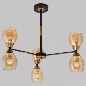 Люстра на штанге Imex MD.8252 MD.8252-6-S-BK+BR в Ханты-Мансийске - hanty-mansiysk.ok-mebel.com | фото